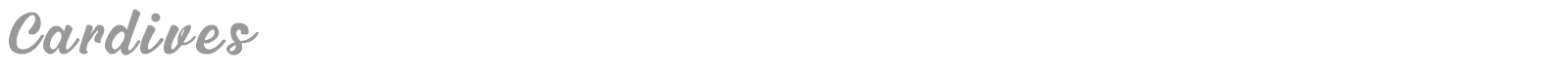 Cardives font preview